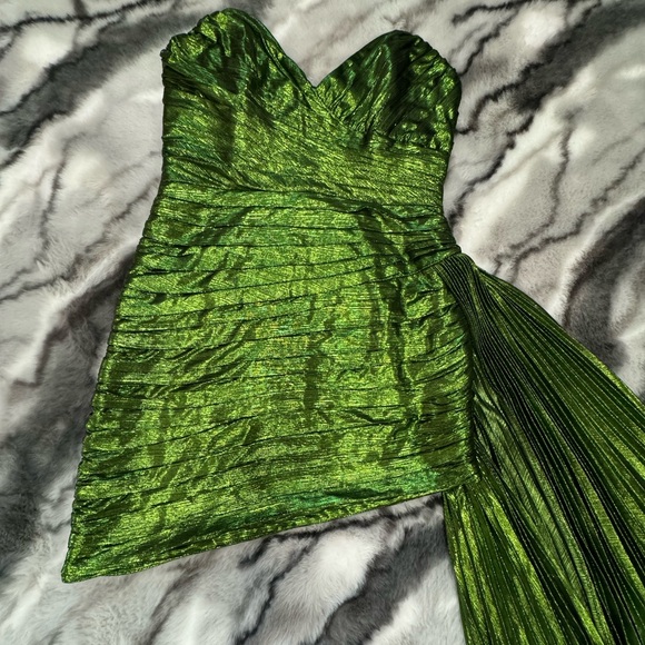 Retrofete Green Dress Size Small - Picture 2 of 4